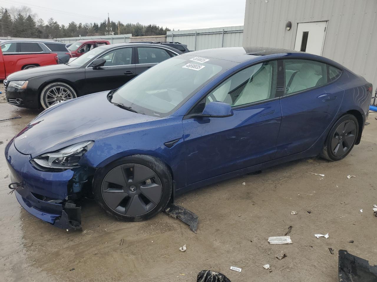 2022 TESLA MODEL 3  VIN:5YJ3E1EBXNF347505