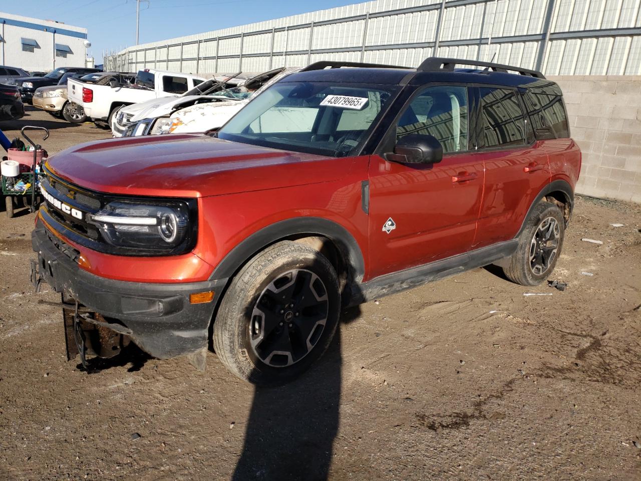 2022 FORD BRONCO SPORT OUTER BANKS VIN:3FMCR9C60NRE28726