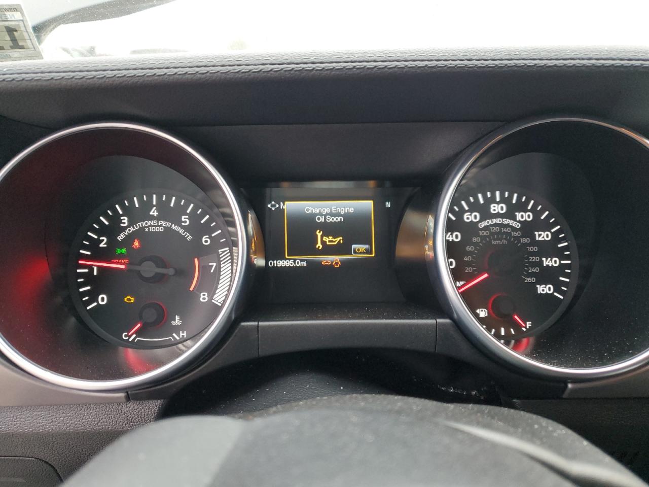 2022 FORD MUSTANG  VIN:JT3HN87R9V0105851