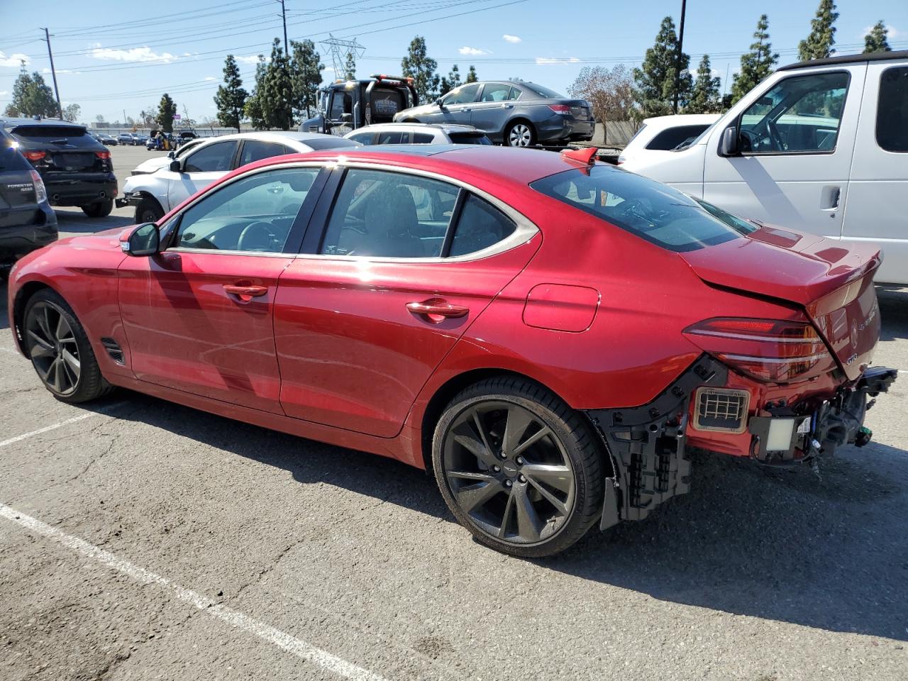 2023 GENESIS G70 BASE VIN:KMTG34TA8PU120814