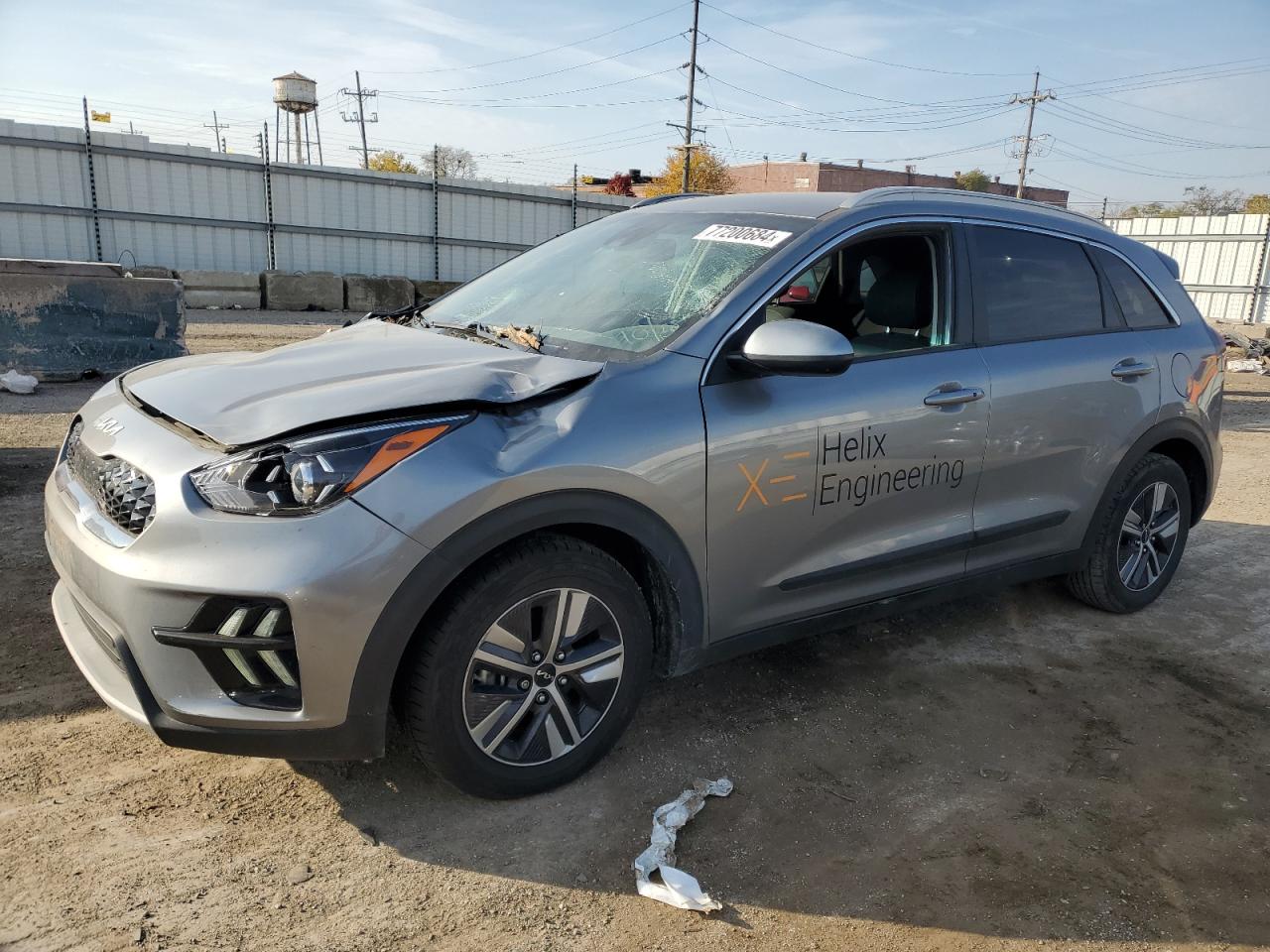 2022 KIA NIRO LX VIN:KNDCB3LC8N5549339
