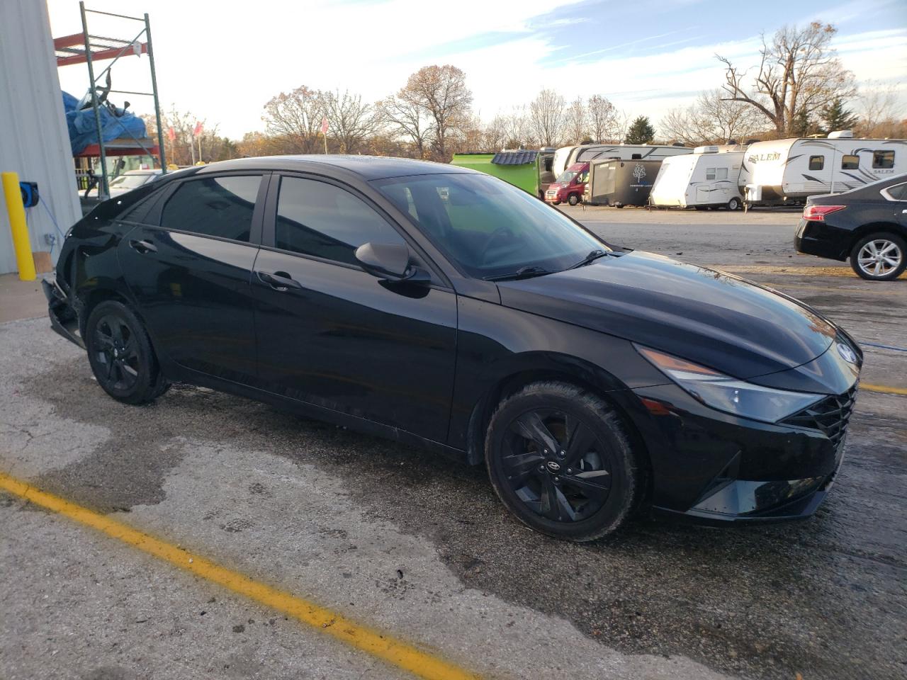 2022 HYUNDAI ELANTRA BLUE VIN:KMHLM4AJ2NU030175
