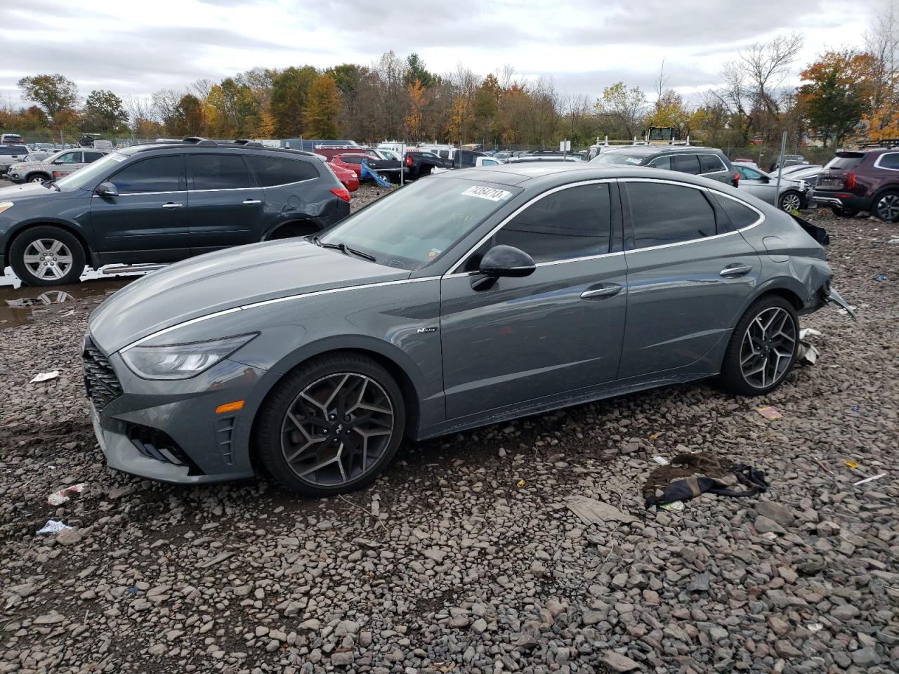 2022 HYUNDAI SONATA N LINE VIN:5NPEK4JC0NH133352