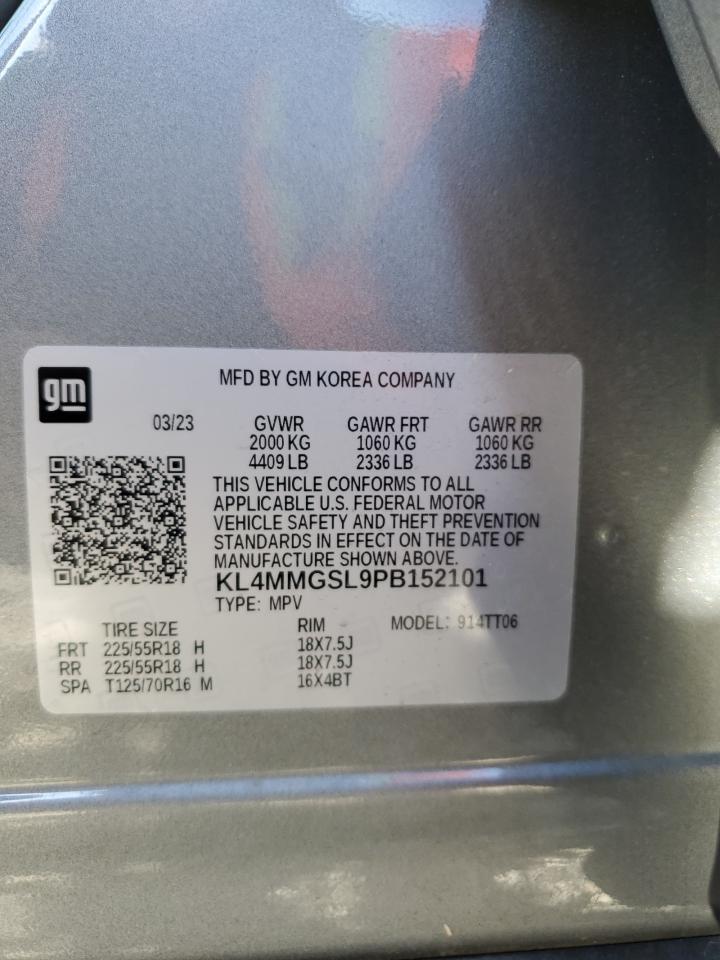 2023 BUICK ENCORE GX ESSENCE VIN:KL4MMGSL9PB152101