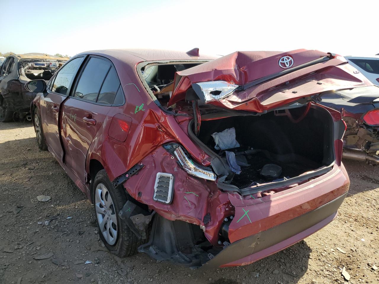 2022 TOYOTA COROLLA LE VIN:JTDEPMAE4NJ198344