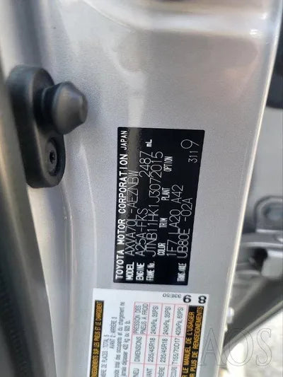 2018 Toyota Camry JTNB11HK1J3072015 VIN:JTNB11HK1J3072015