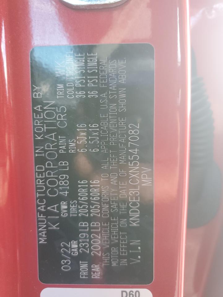 2022 KIA NIRO EX PREMIUM VIN:KNDCE3LCXN5547082
