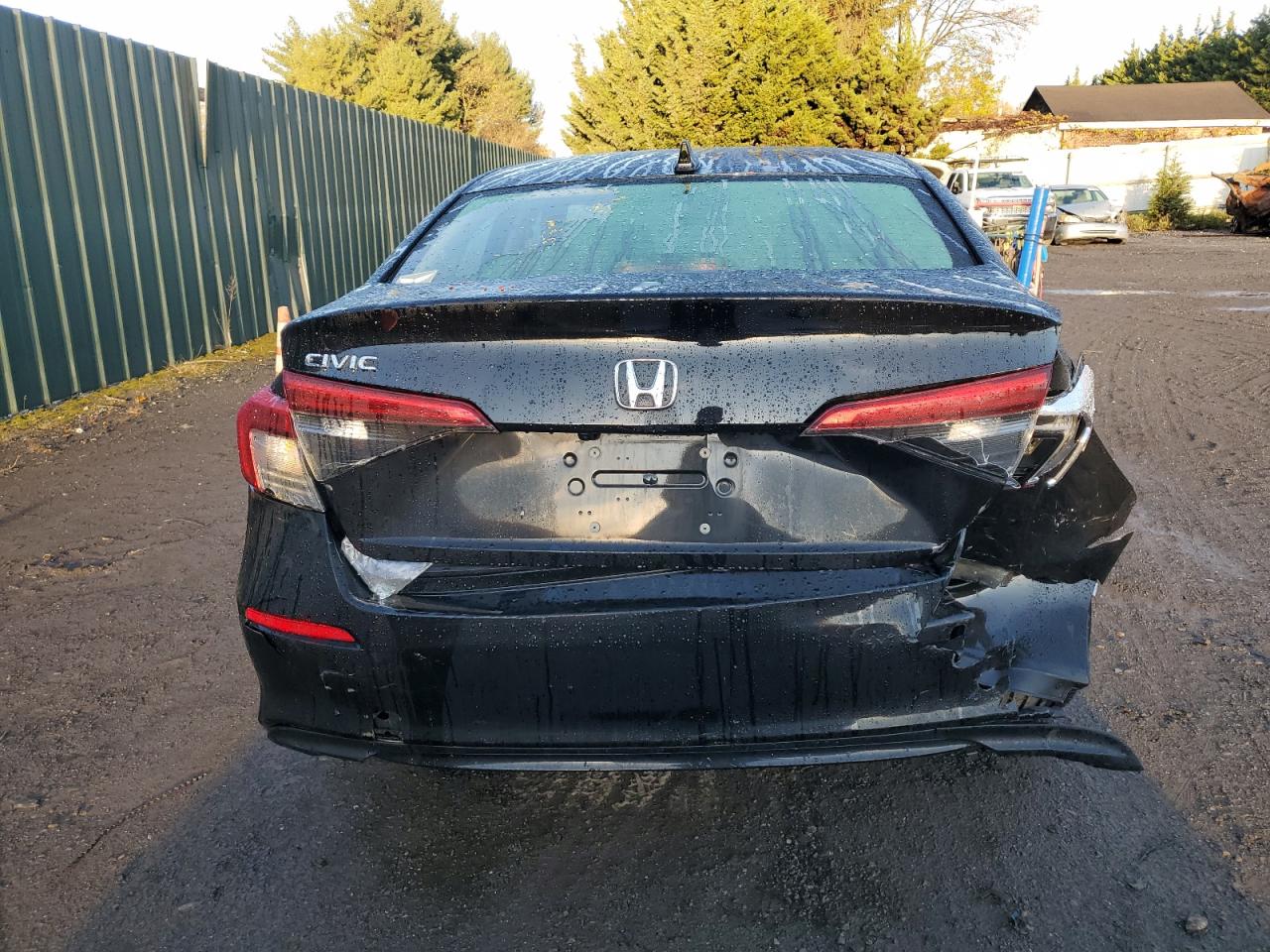 2022 HONDA CIVIC EX VIN:JHMFE1F71NX007252
