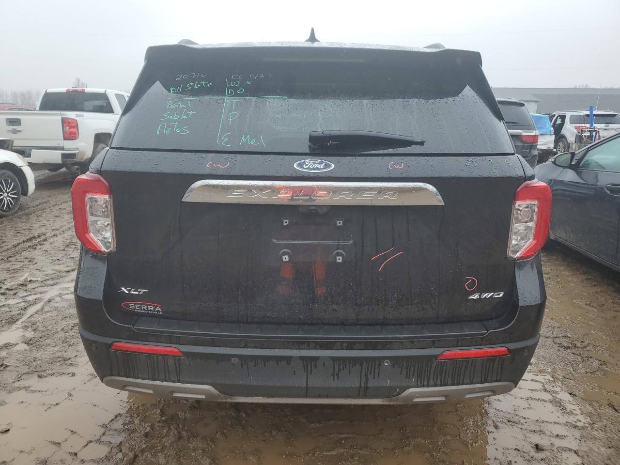 2022 FORD EXPLORER XLT VIN:1FMSK8DH0NGA57200