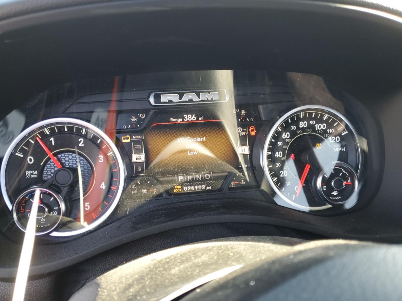 2022 RAM 2500 BIG HORN/LONE STAR VIN:3C6UR5DL3NG294755