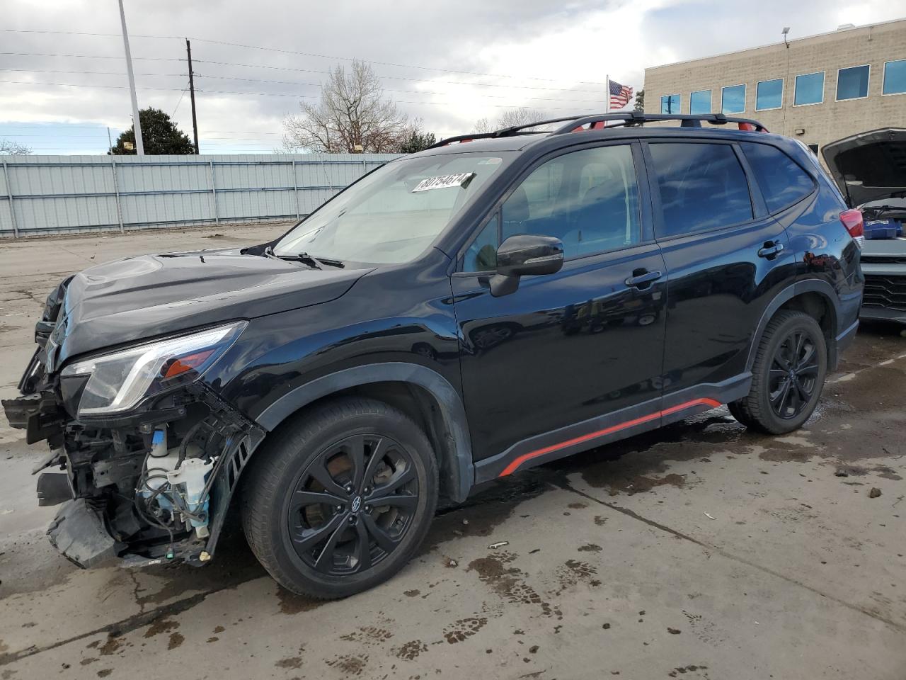 2022 SUBARU FORESTER SPORT VIN:JF2SKAJC1NH430423