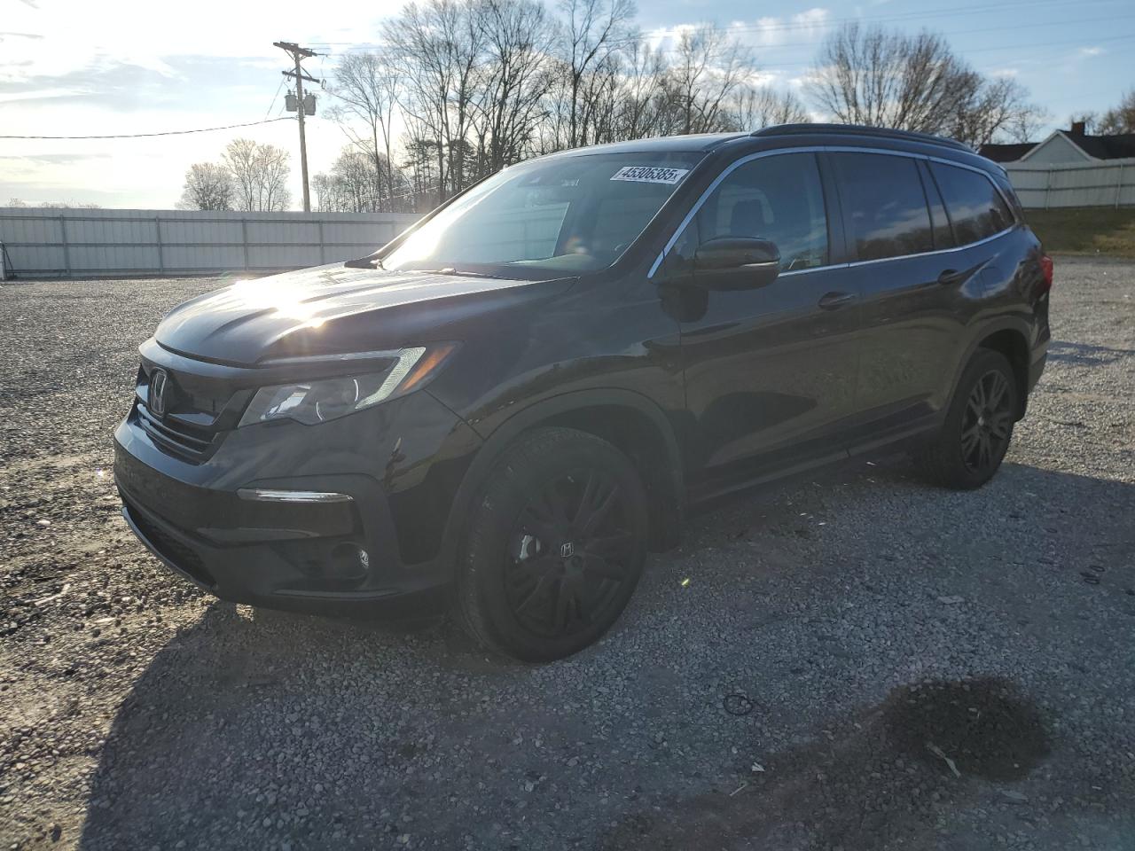 2022 HONDA PILOT SE VIN:5FNYF6H27NB077435