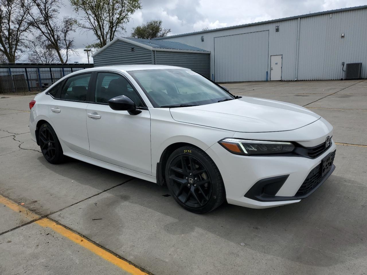 2022 HONDA CIVIC SPORT VIN:2HGFE2F56NH516734