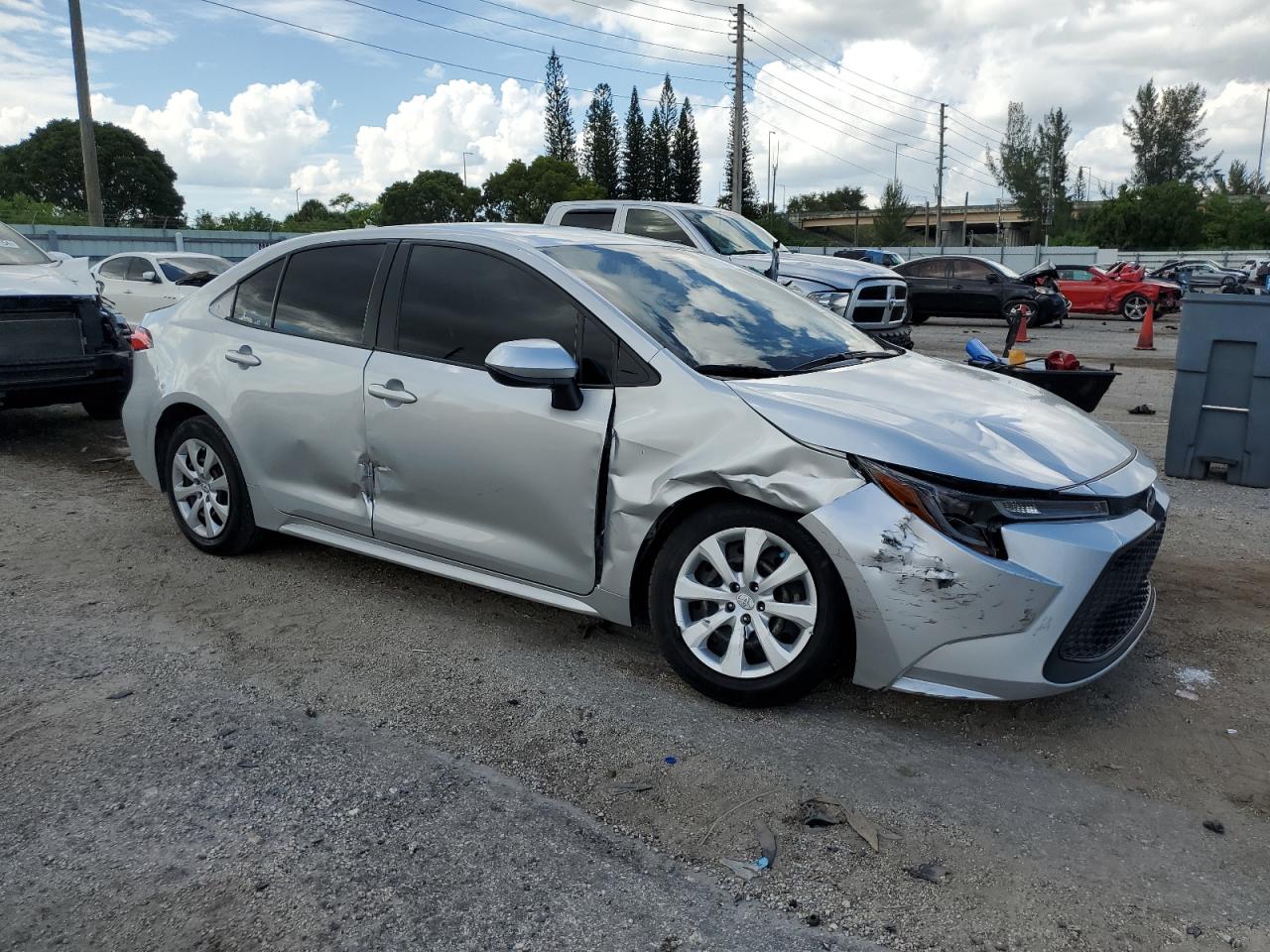 2022 TOYOTA COROLLA LE VIN:JTDEPMAE7N3020531