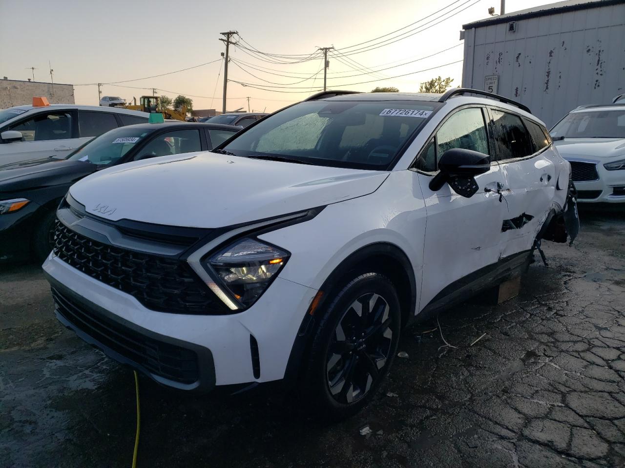 2023 KIA SPORTAGE X LINE VIN:5XYK6CAF7PG104145