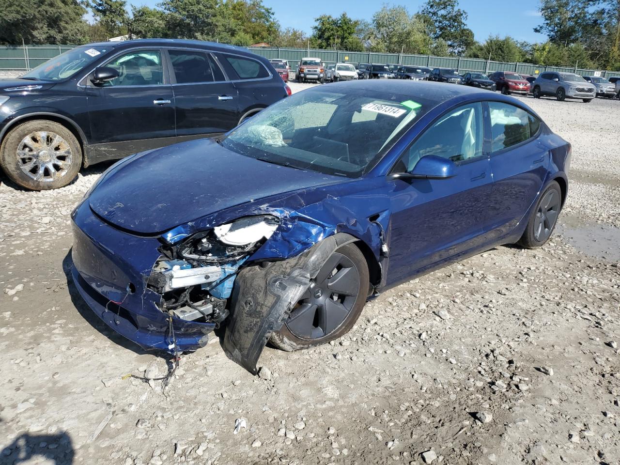 2022 TESLA MODEL 3  VIN:5YJ3E1EB4NF344390