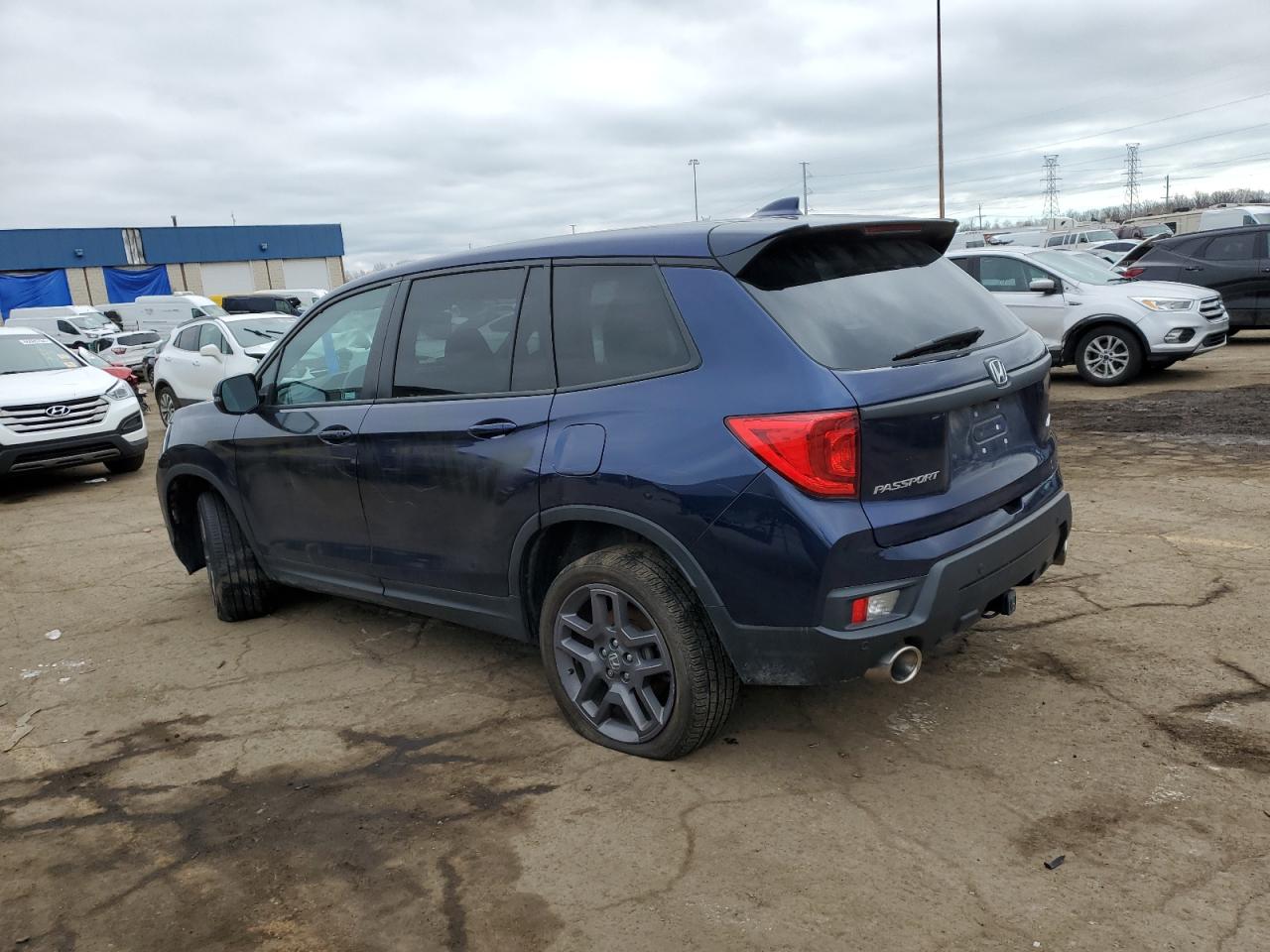 2022 HONDA PASSPORT EXL VIN:5FNYF8H58NB004371