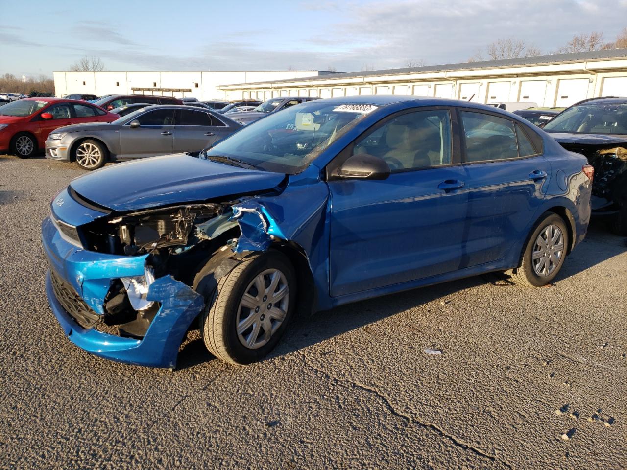2022 KIA RIO LX VIN:3KPA24AD1NE454473