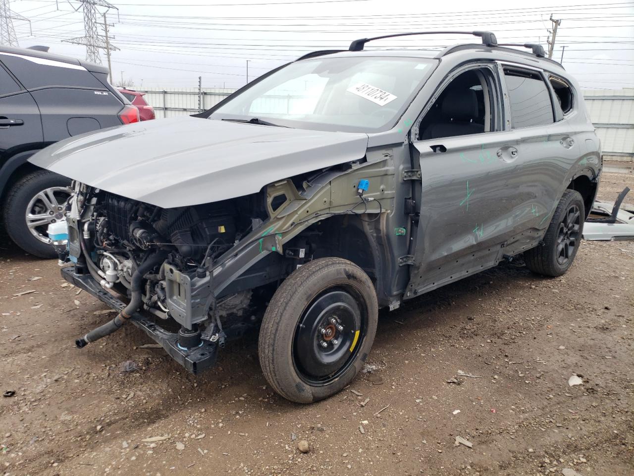 2022 HYUNDAI SANTA FE SEL VIN:5NMS6DAJ7NH394299