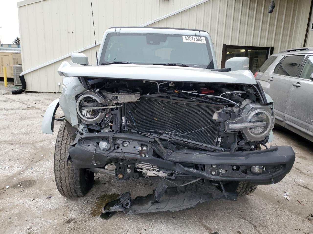 2022 FORD BRONCO BASE VIN:1FMEE5BP2NLB48280
