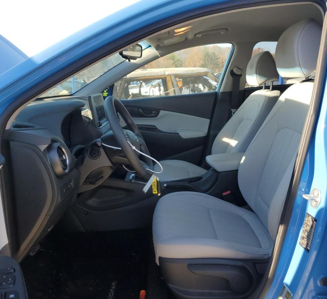 2022 HYUNDAI KONA SEL VIN:KM8K6CAB2NU820987