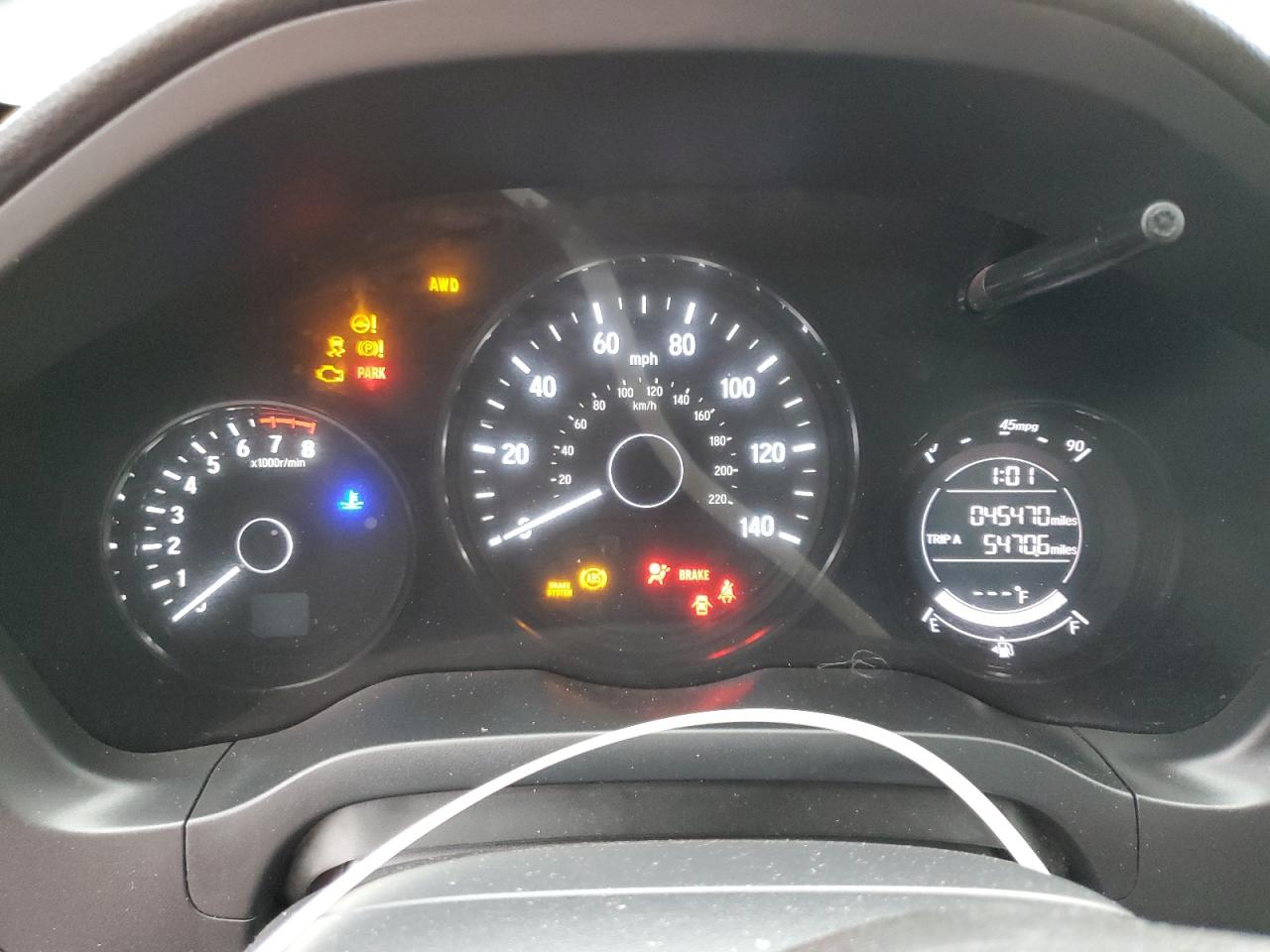 2022 HONDA HR-V SPORT VIN:3CZRU6H11NM746158