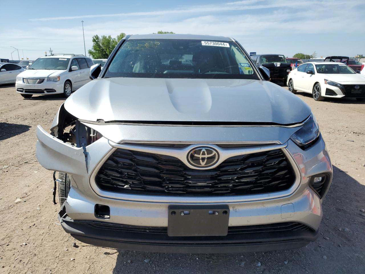 2022 TOYOTA HIGHLANDER L VIN:5TDZZRAH1NS134395