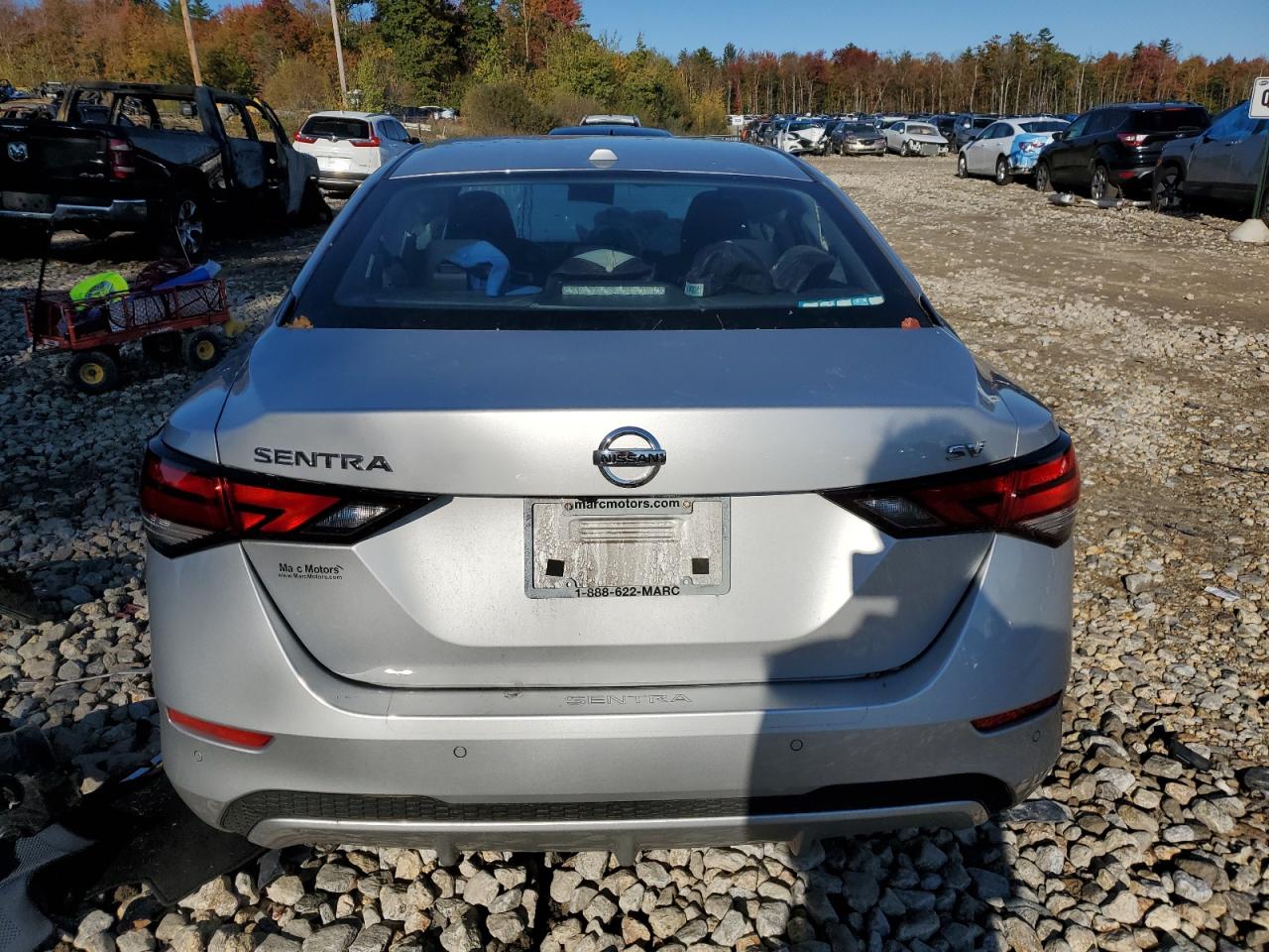 2022 NISSAN SENTRA SV VIN:3N1AB8CV5NY215118