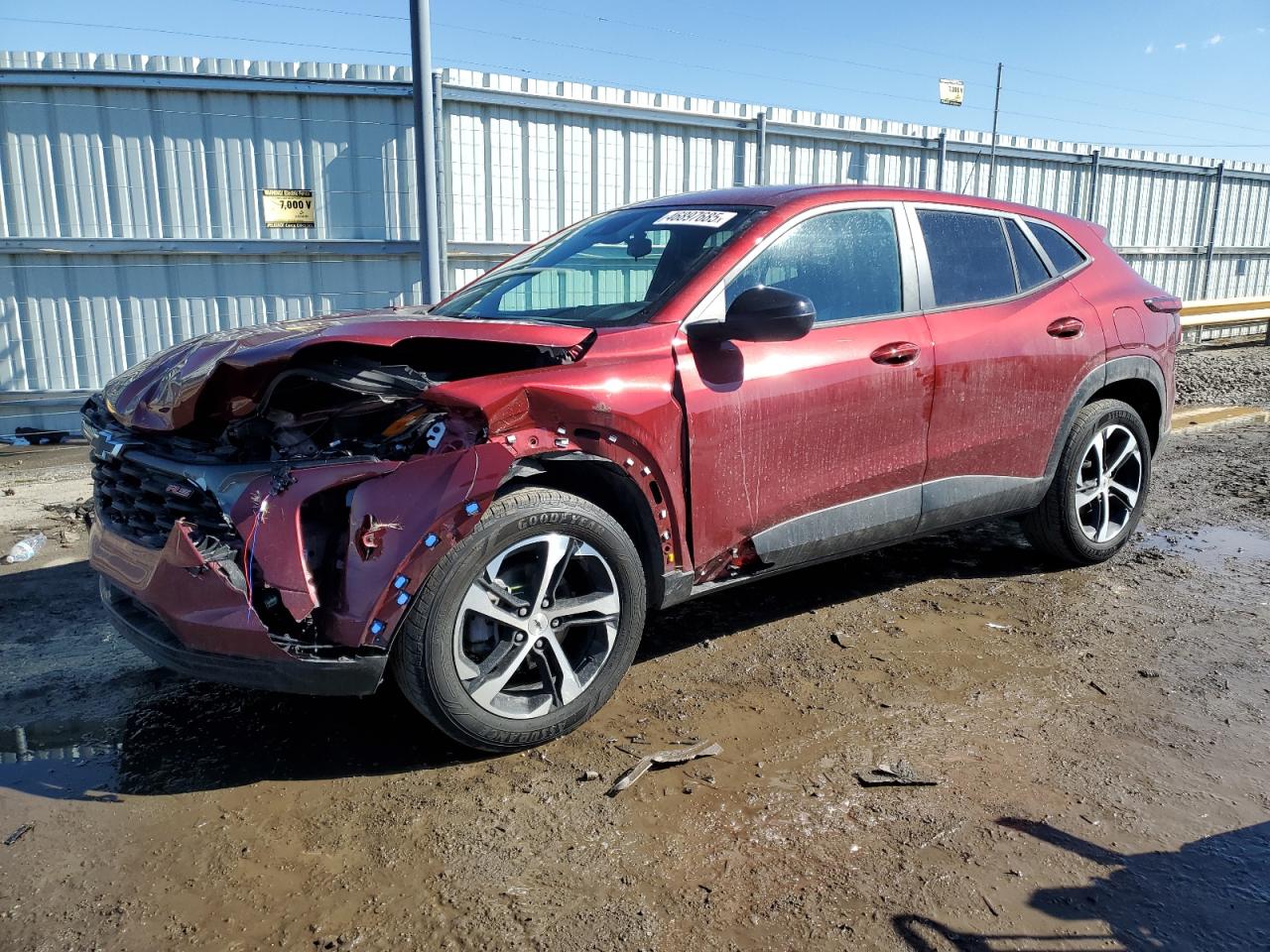 2024 CHEVROLET TRAX 1RS VIN:KL77LGE27RC036009