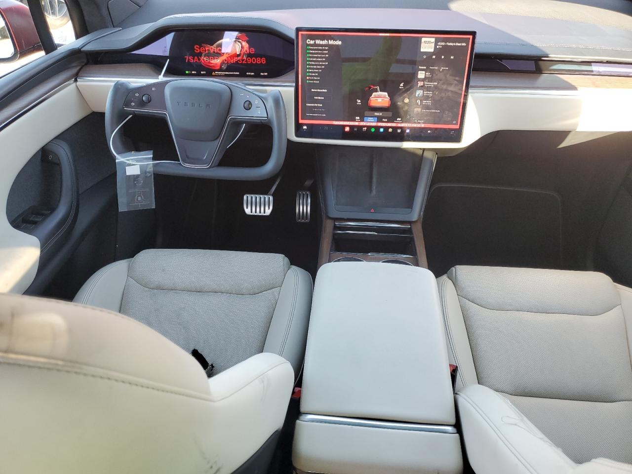 2022 TESLA MODEL X  VIN:7SAXCBE50NF329086