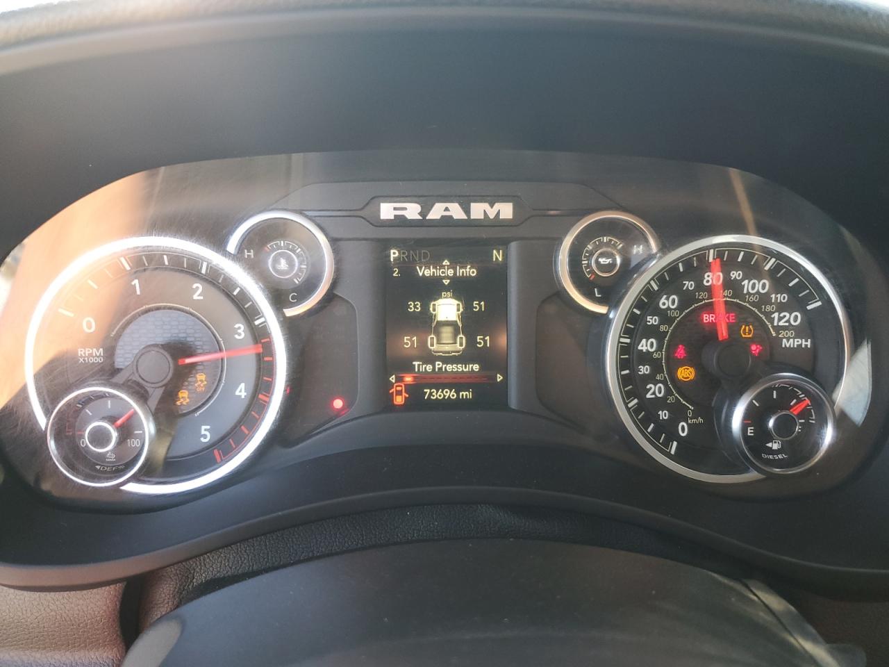 2022 RAM 2500 BIG HORN/LONE STAR VIN:3C6UR5DL0NG321281