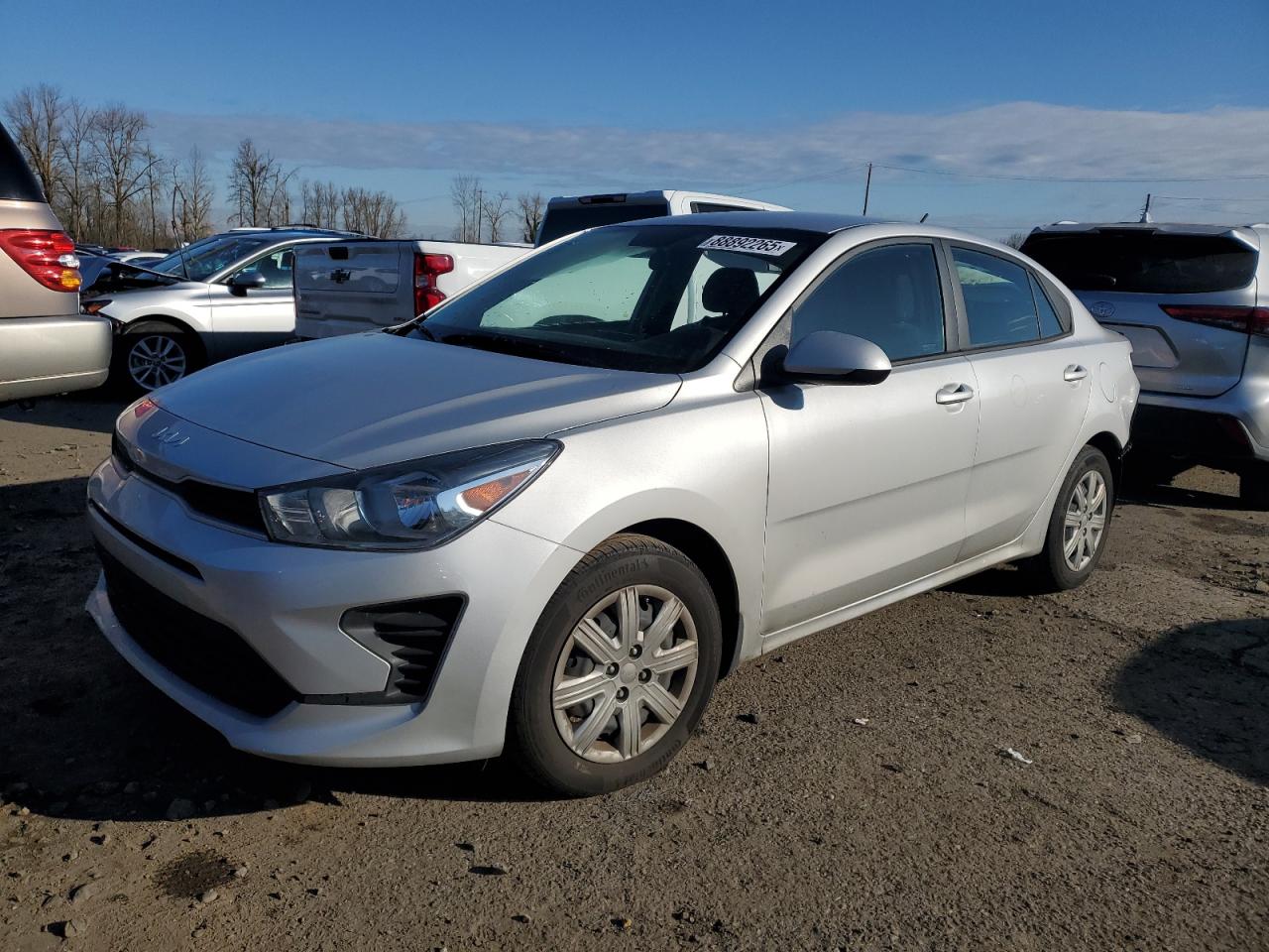 2022 KIA RIO LX VIN:3KPA24AD1NE486100
