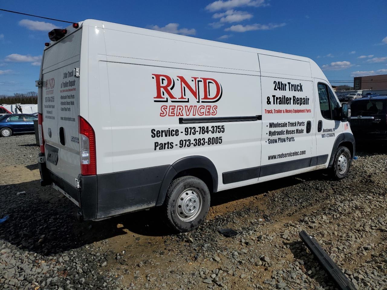 2023 RAM PROMASTER 3500 3500 HIGH VIN:3C6MRVJG5PE530120