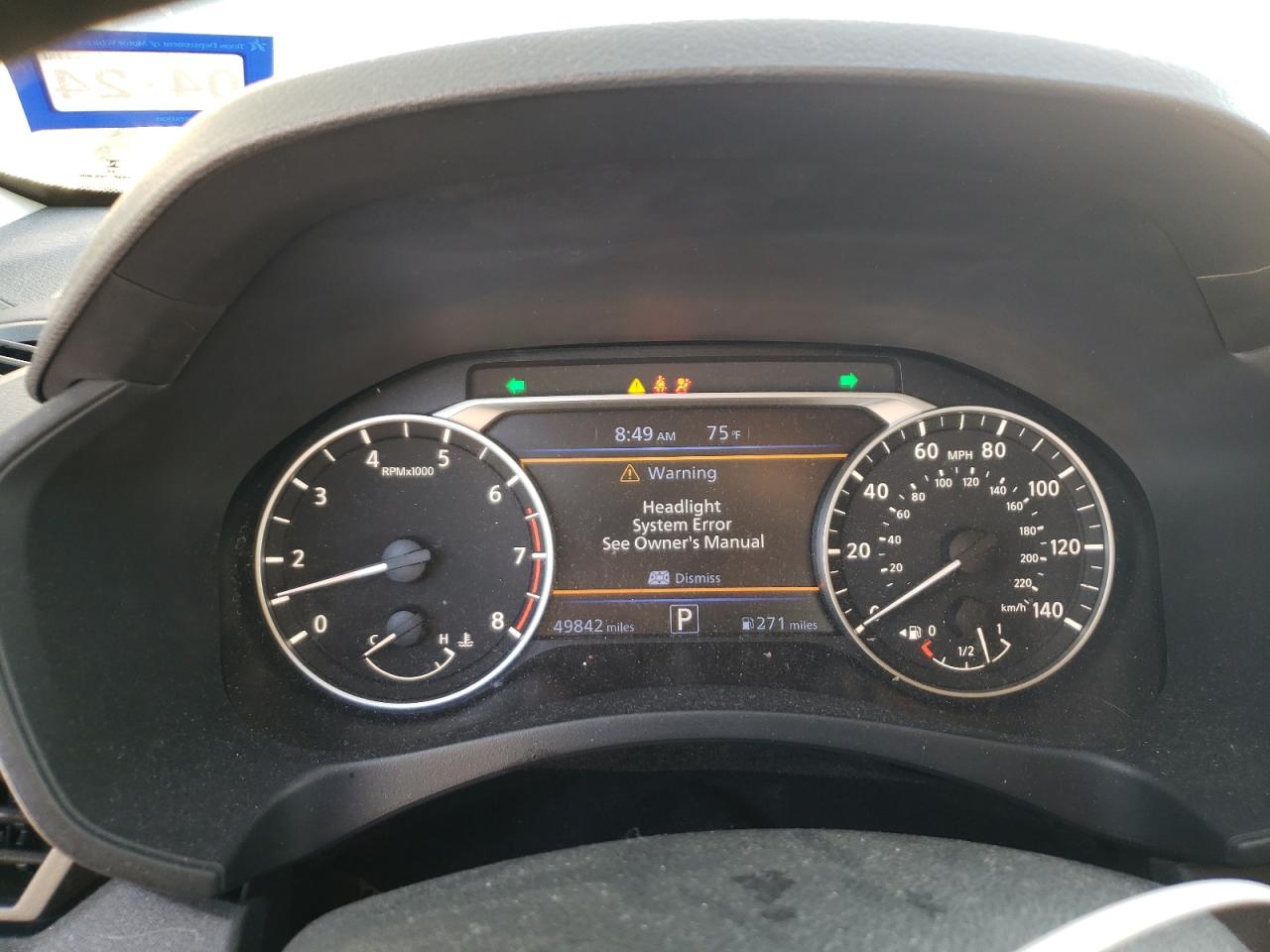 2022 NISSAN ALTIMA SV VIN:1N4BL4DV6NN374822