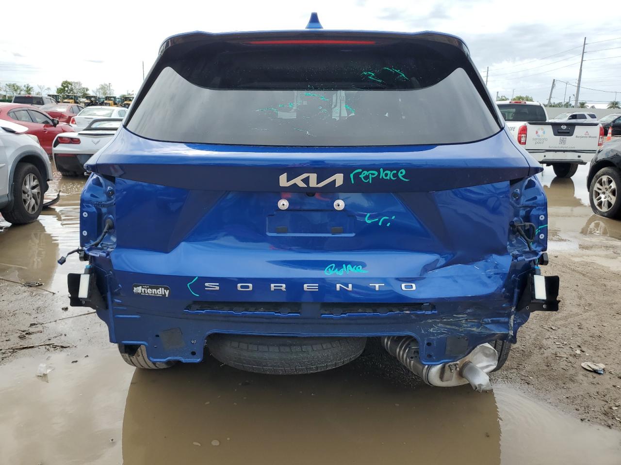 2022 KIA SORENTO S VIN:5XYRL4LC6NG158386