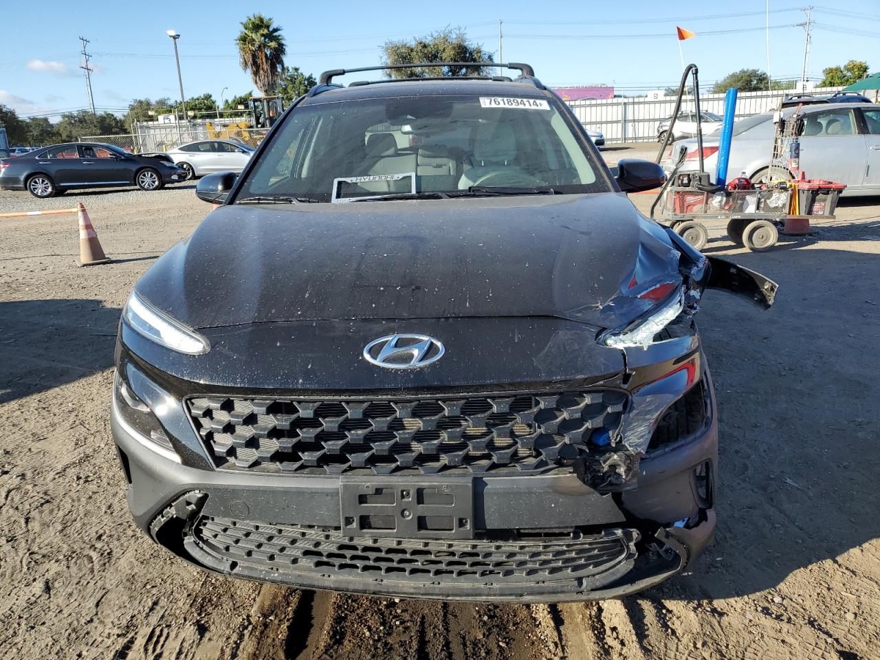 2022 HYUNDAI KONA SEL VIN:KM8K6CAB8NU777451