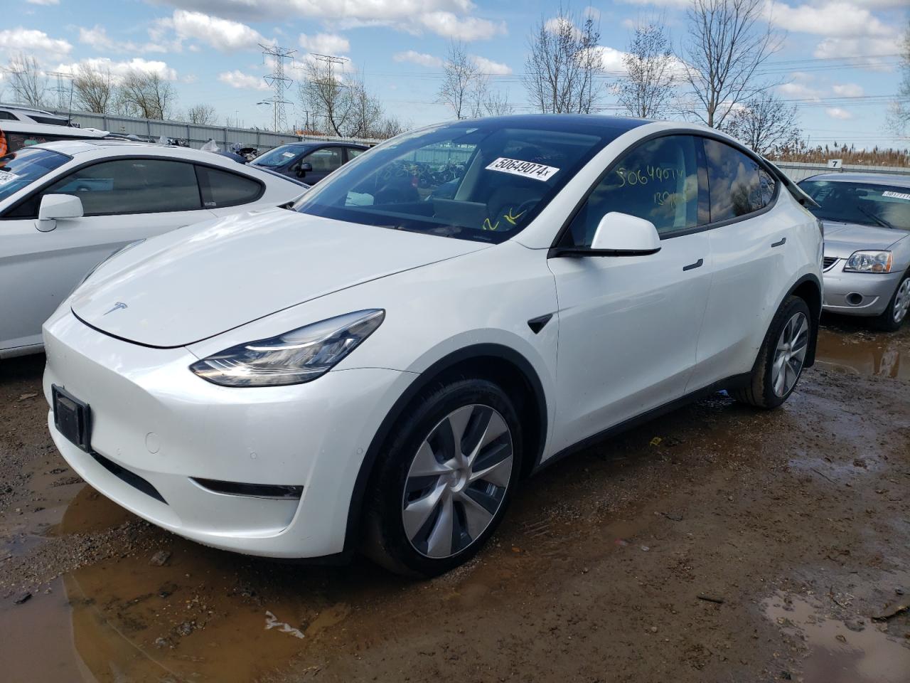 2022 TESLA MODEL Y  VIN:7SAYGDEE0NF320103