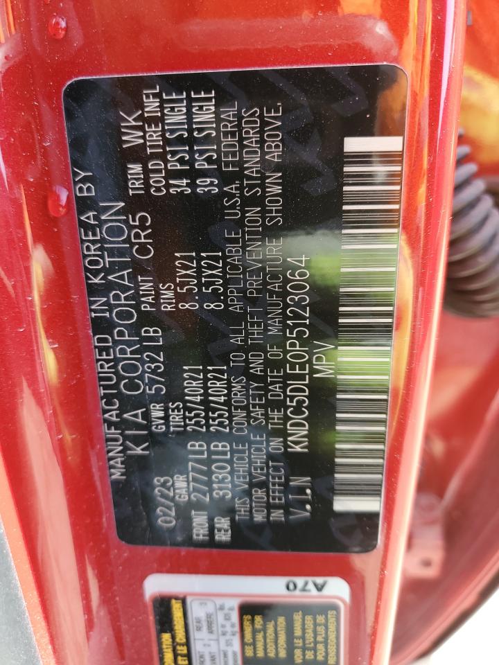 2023 KIA EV6 GT VIN:KNDC5DLE0P5123064