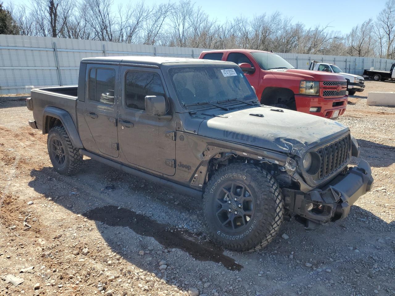 2024 JEEP GLADIATOR SPORT VIN:1C6HJTAG6RL107893