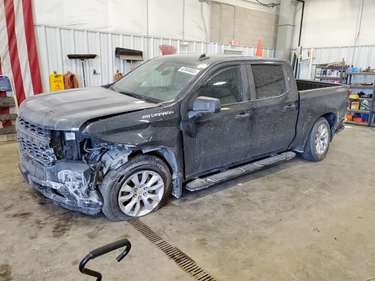 2022 CHEVROLET SILVERADO LTD K1500 CUSTOM VIN:1GCPYBEK4NZ111604