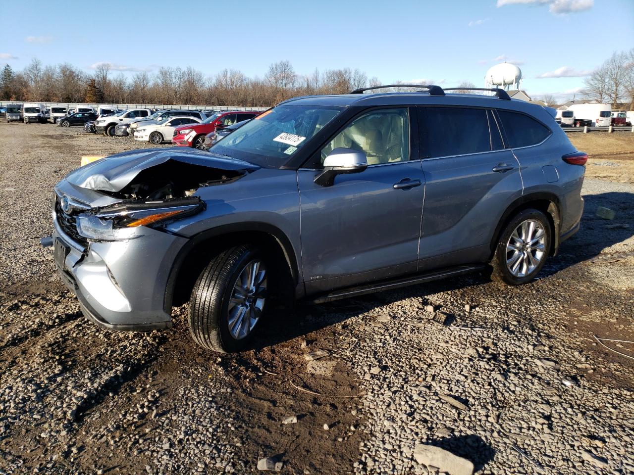2022 TOYOTA HIGHLANDER HYBRID LIMITED VIN:5TDXBRCH0NS085344