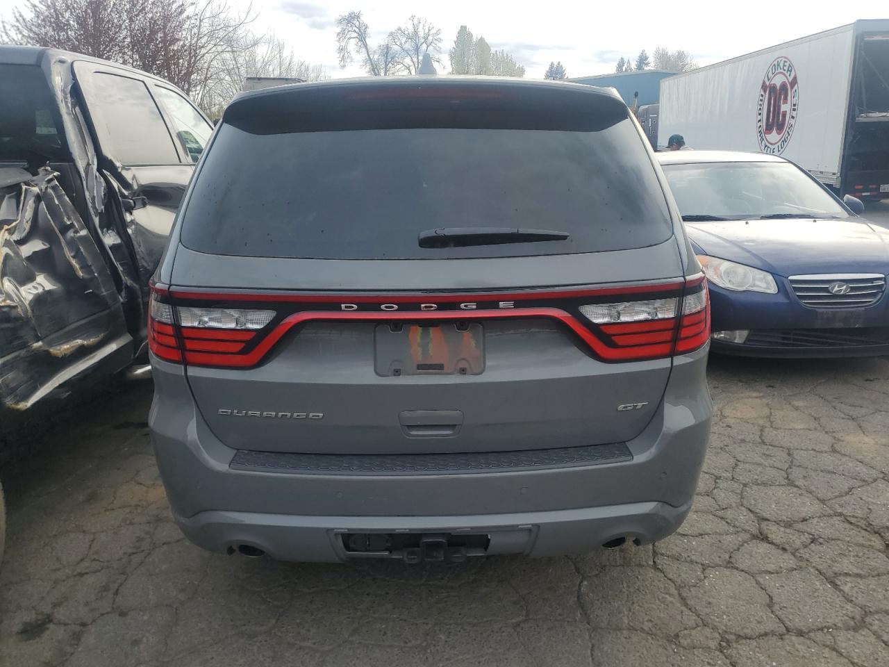 2022 DODGE DURANGO GT VIN:1C4RDHDG0NC202876