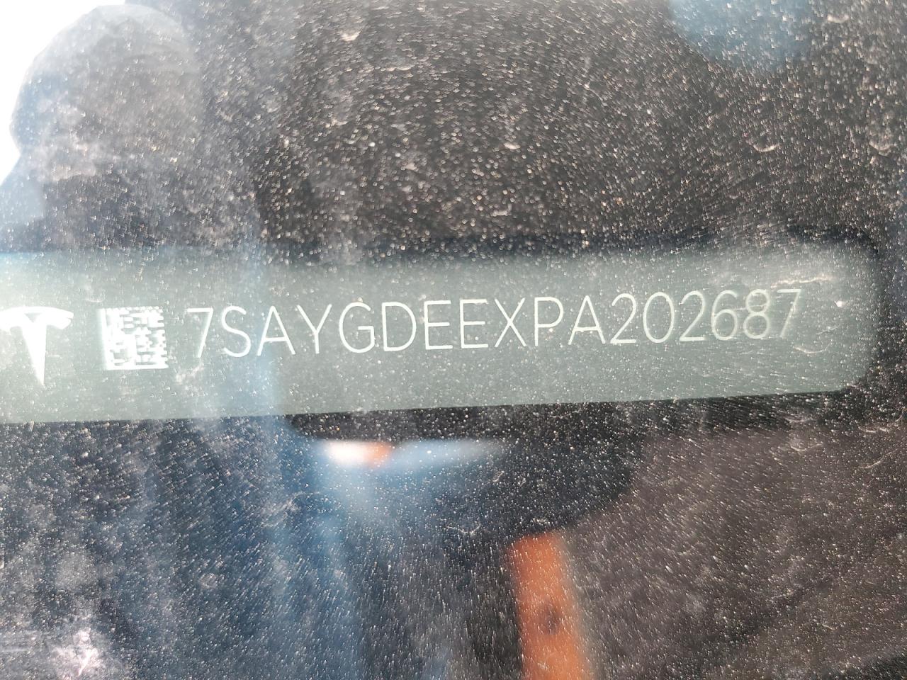 2023 TESLA MODEL Y  VIN:7SAYGDEEXPA202687