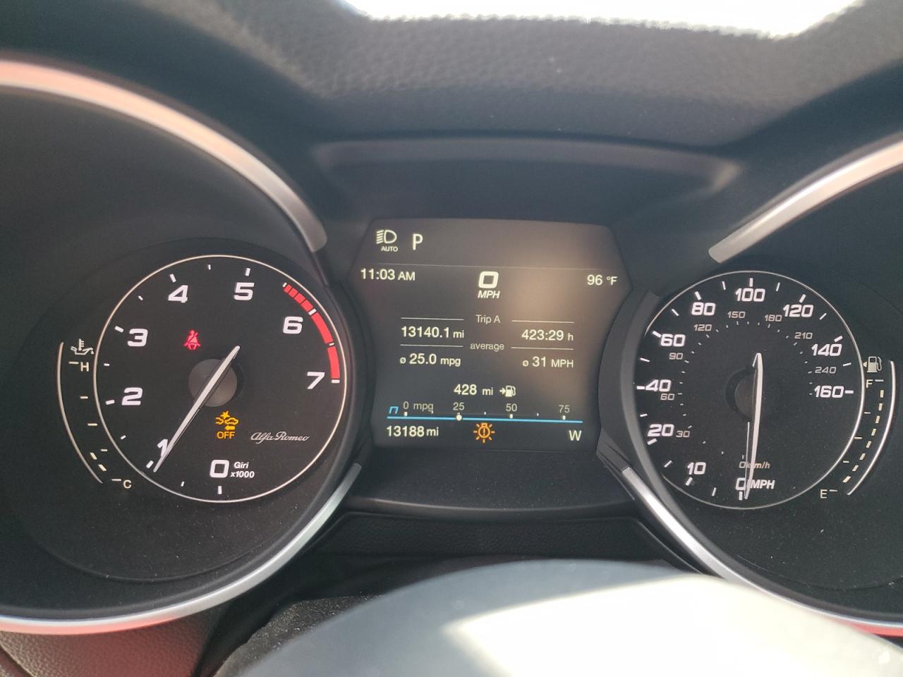 2023 ALFA ROMEO STELVIO SPRINT VIN:ZASPAJAN0P7D63614