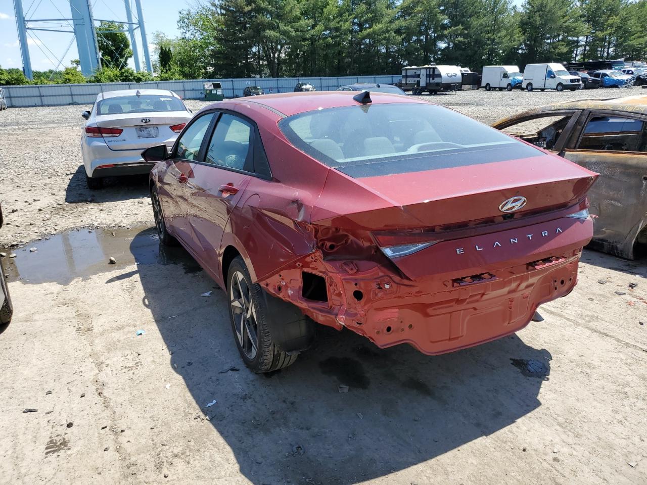 2023 HYUNDAI ELANTRA SEL VIN:KMHLS4AG5PU595775