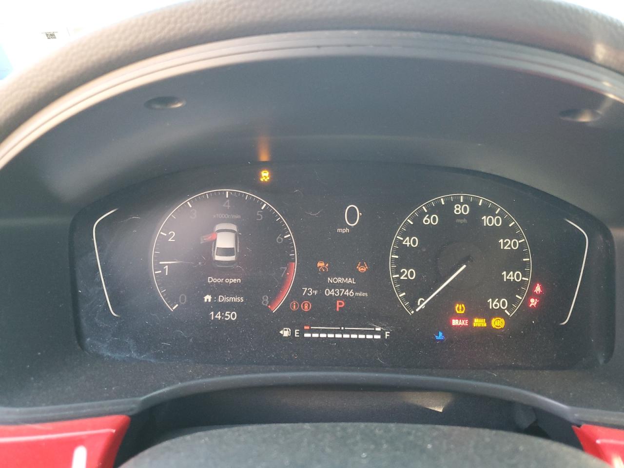 2022 HONDA CIVIC SPORT VIN:2HGFE2F59NH507672