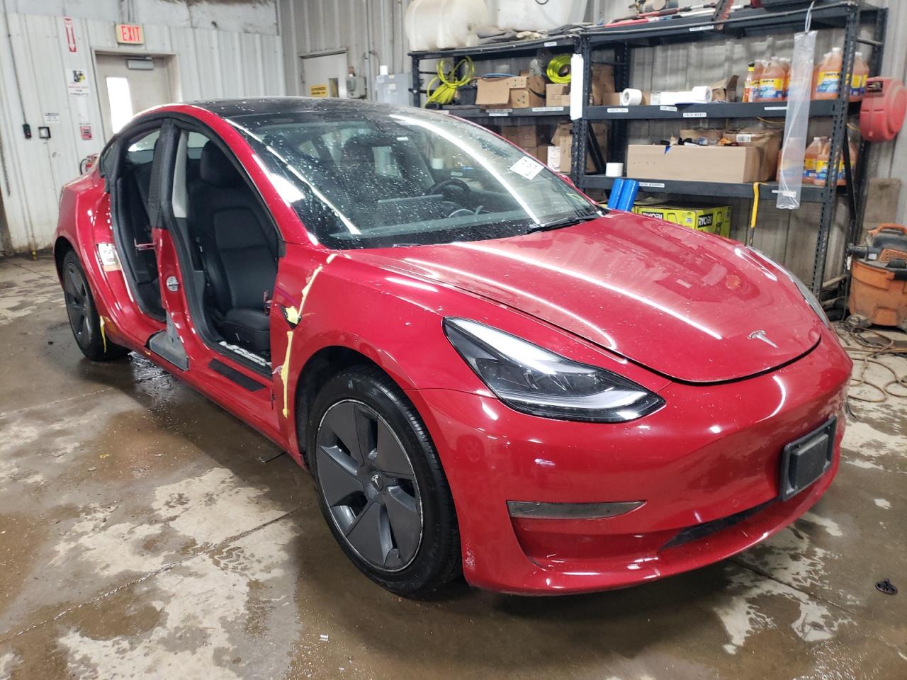 2022 TESLA MODEL 3  VIN:5YJ3E1EA7NF370358