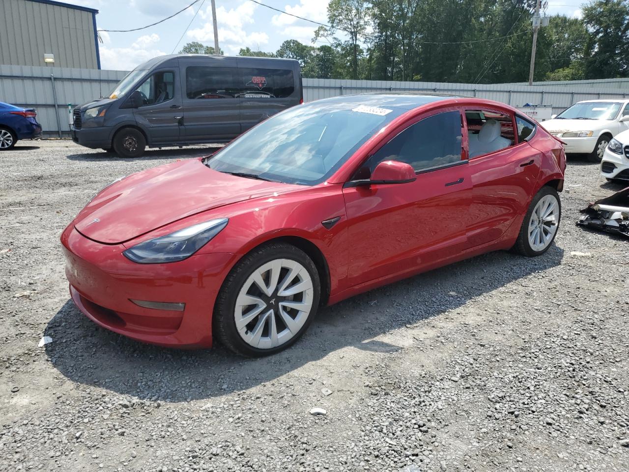 2022 TESLA MODEL 3  VIN:5YJ3E1EB2NF345120