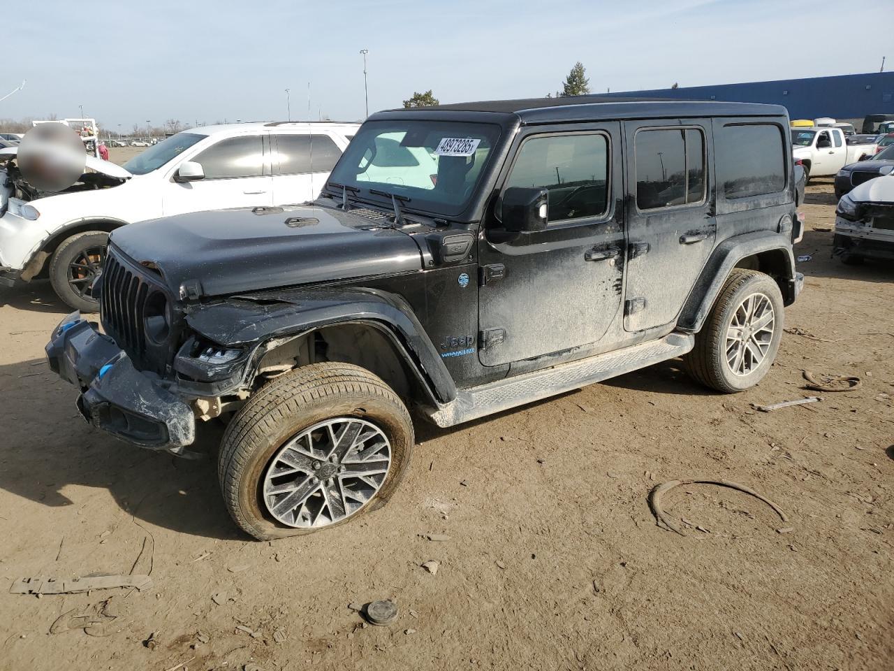 2022 JEEP WRANGLER UNLIMITED SAHARA 4XE VIN:1C4JJXP63NW239633