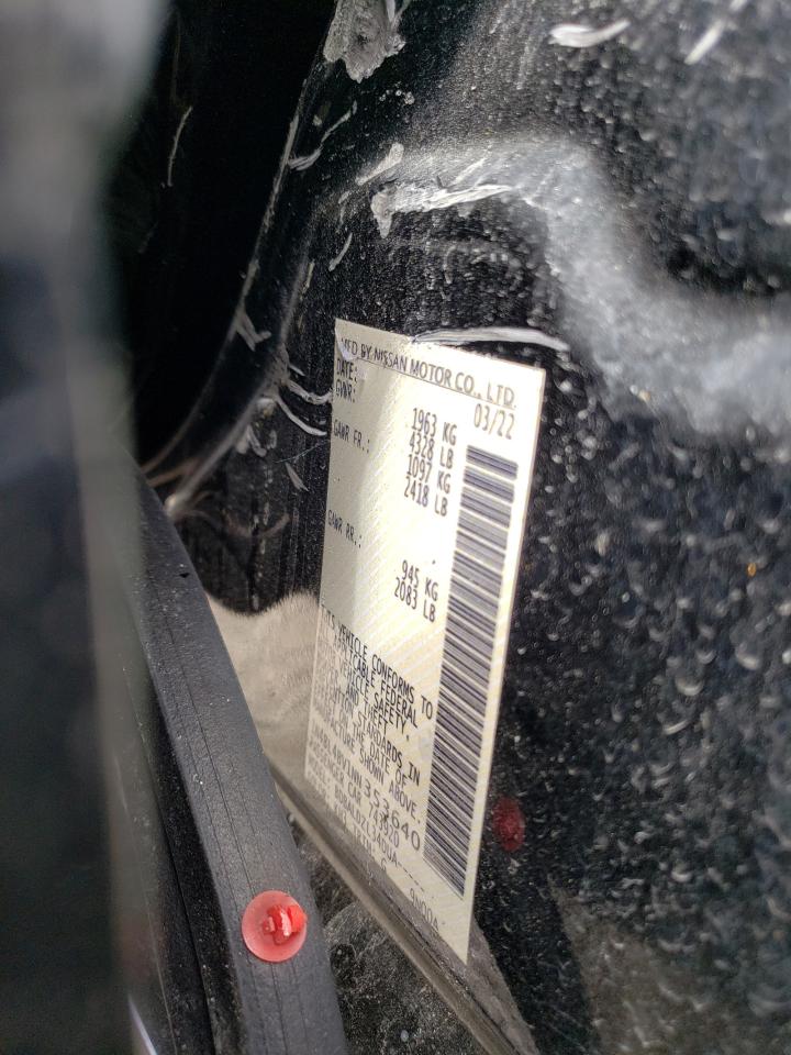 2022 NISSAN ALTIMA S VIN:1N4BL4BV1NN353640